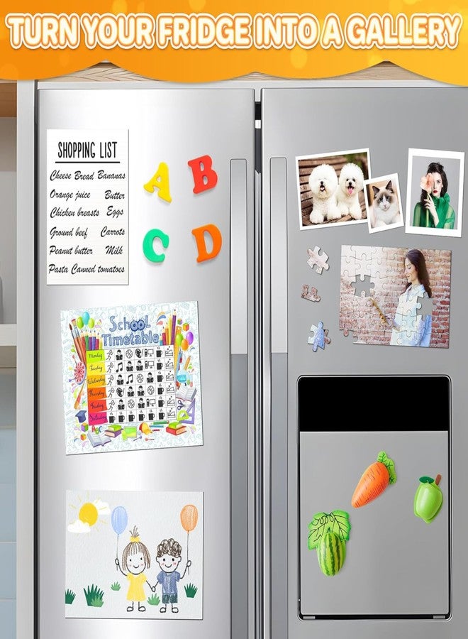 Akipi Flexible Magnetic Sheets (Pack of 6, 4x6 Inch, 0.5mm) | Self-Adhesive Peel & Stick Magnets for Photos, Crafts & DIY | Easy to Cut & Use - Image 2